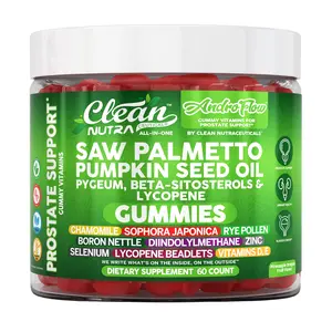 Clean Nutra Saw Palmetto, Pumpkin Seed Oil, Pygeum, Beta-Sitosterols & More for Men’s Hormonal & Prostate Support Gummies – Andro Flow