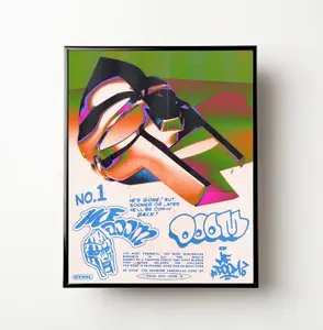 MF Doom, MF Doom Print, Trendy Poster, Music Poster, MF Doom Poster