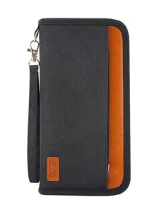 Passport Holder Family - RFID Blocking Passport Organizer,Travel Essentials Premium Wallets Credit Cards Case, Multi Pocket Waterproof Document Bag for Men Women Airports Vacations Business Trips Passport Wallet Document Organizer, Passport Cover