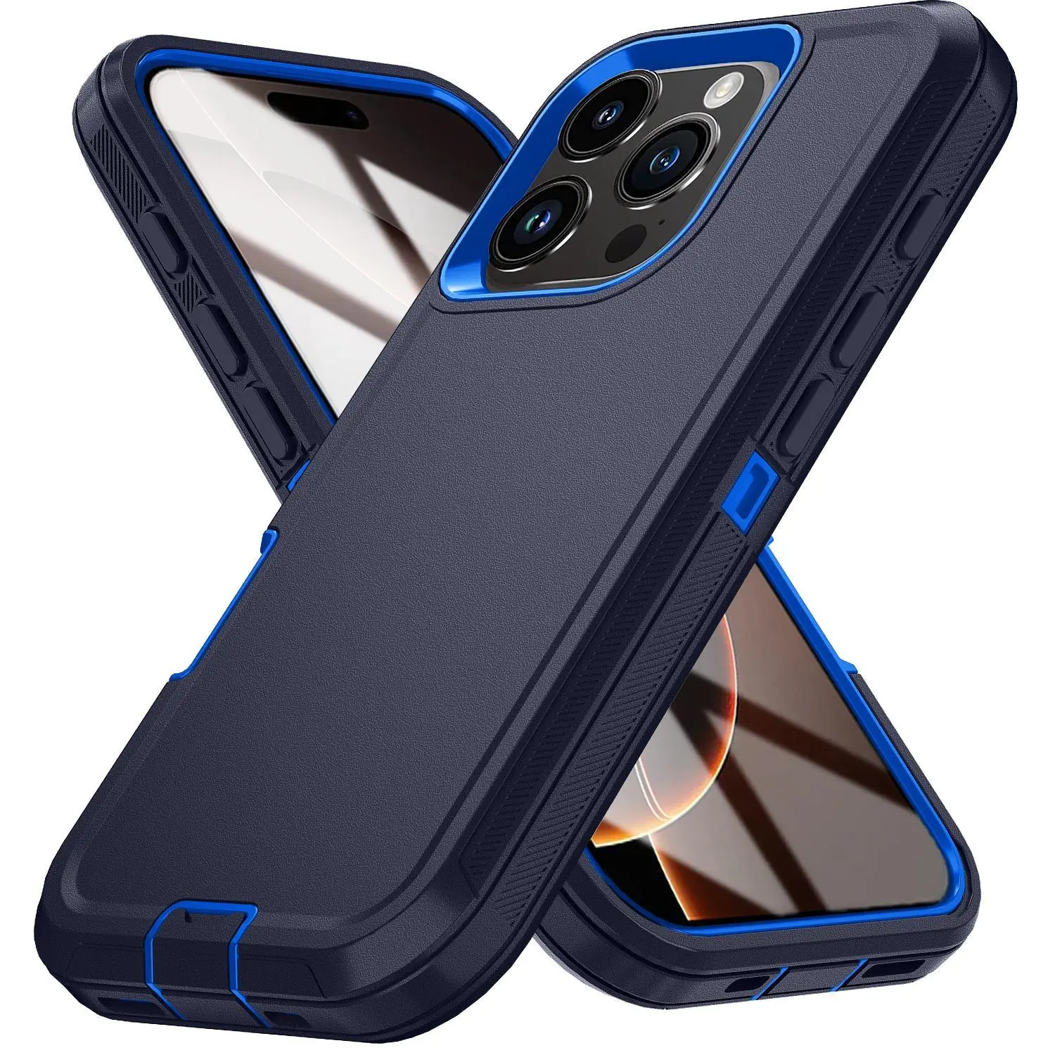 HIP Shockproof Defender Armor Phone CaseFor iPhone 17 16 15 14 13 12 Pro Max Plus Air Camera Protection Shockproof Kickstand Cover Phone Cases Link No.7