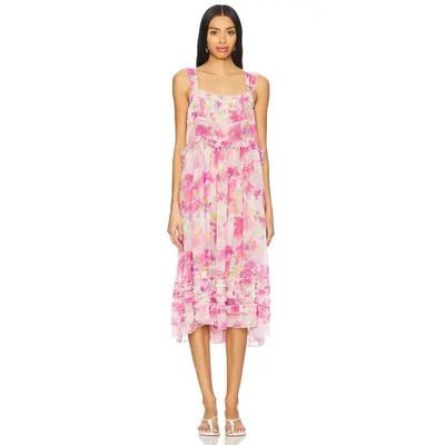 Falling Sun Midi Dress Free People - TikTok Shop