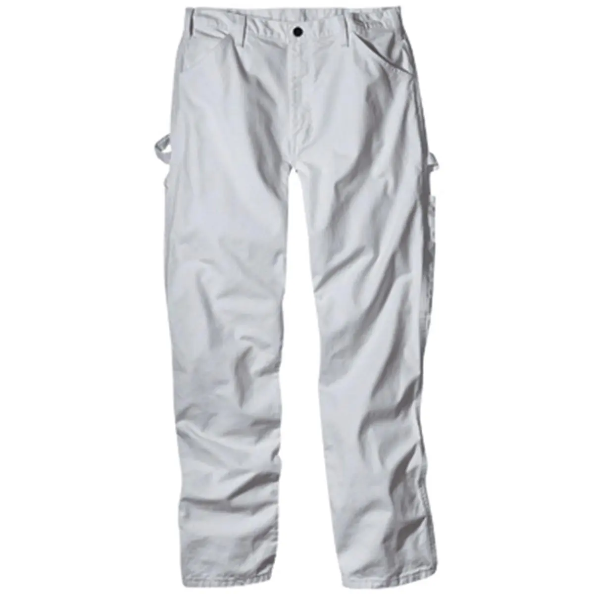 212 MAIN Men's Drill Fabric Painters Work Pants - Plain White, Tool Pockets, Hammer Loops, Triple Stitched Seams (Sports & Outdoor Coaches' & Referees' Gear), Pocket, Trouser, 32 X 30 In, Double Tool Pocket
