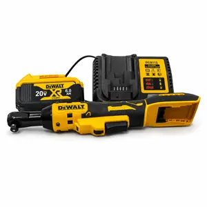 DEWALT 20V 512 Cordless Ratchet Wrench Kit, Brushless   Drive Power Tool with Charger, for Automotive Repair, Equipment Maintenance and Tight-Space Fastening