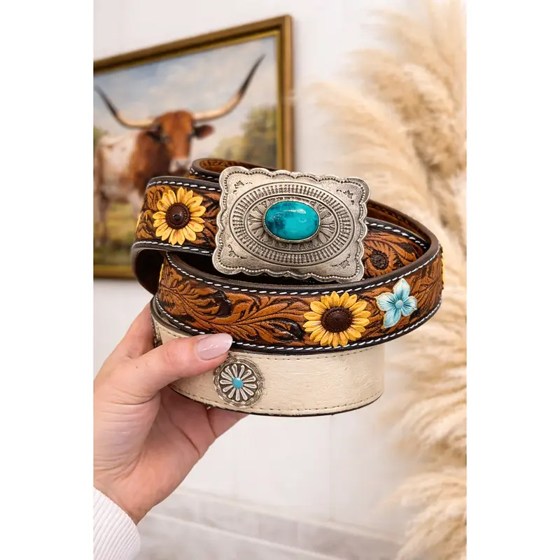 turquoise belt - TikTok Shop display picture 2