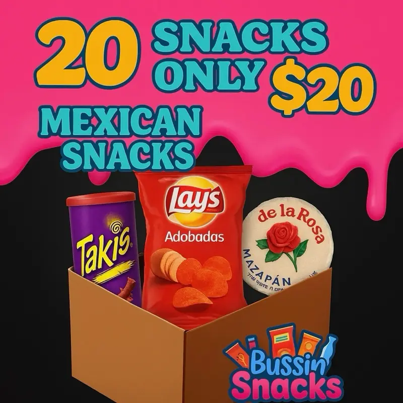 20 Snacks for $20 - Mexican Snack Mixed Box