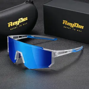 ReyDix Unisex Frameless Lightweight Sunglasses Outdoor Cycling Sports Sunglasses UV400