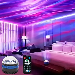 Creative Starry Sky Aurora, USB Powered Led Nebula Projector Lamp with Remote Control, Suitable for Bedroom, Game Room, Home Theater, Room Decor