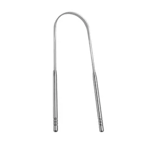 Stainless Steel Tongue Scraper for Fresh Breath, Effective Oral Cleaning Tool, Durable Metal Tongue Cleaner Accessory, Tongue Scraping Tool