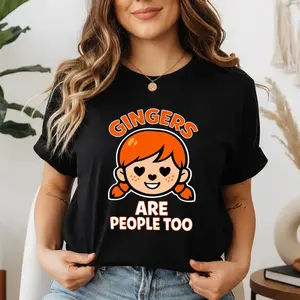Shrinking Summer Gingers Are People Too Graphic Tee, Funny Redhead Lover Design, Summer Humor Style, Unisex Comfort Fit, Perfect Casual Gift