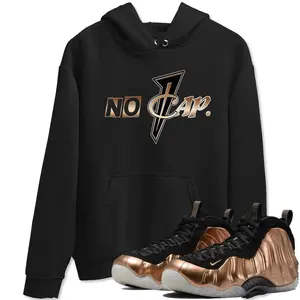 No cap -A foam.p.o.s.ite one petallic copper hoodie TOP 1