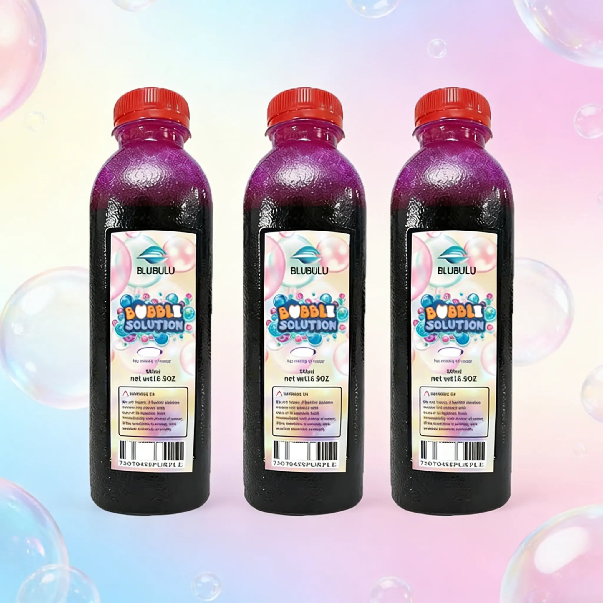 Bubble Solution Refills: Purple Bubble Solution Suit Various Bubble Toys - 500ML Magical Bubble Refill for Bubbles Machine