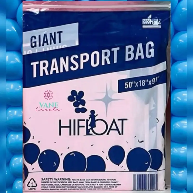 HI-FLOAT GIANT BALLOON TRANSPORT BAG!  To transport your latex balloons and helium balloons  (No Returns)