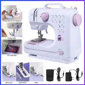 Portable Electric Sewing Machine Crafting Mending Machine 12 Built-In Stitches Sewingmachine