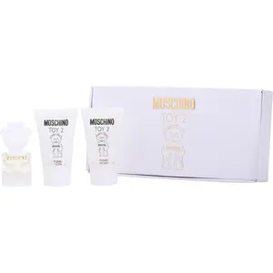 Moschino Toy 2 Set-Eau De Parfum 0.16 Oz & Body Lotion 0.8 Oz & Shower Gel 0.8 Oz For Unisex