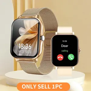 Stylish 1.83-inch Screen Smart Watch with Colorful Straps for Personalized Style, Suitable for Men and Women Bluetooth Wireless Calling & Message Notifications, Music Player, Fitness Tracker Wearable Device Compatible with Android and iOS