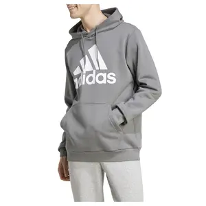 adidas Mens Essentials Fleece Hoodie Casual Outerwear Casual - Grey