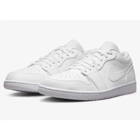 Men's Air Jordan 1 Low "Triple White" 553558-136