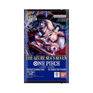 One Piece OP14 English The Azure Sea's Seven Booster Packs (Opened LIVE)