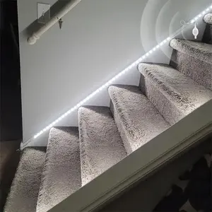 Smart Motion Sensor LED Strip Light, USB Powered Automatic Switch LED Light Strip, LED Light Strip for Stairs, Wardrobe, Kitchen, Bedroom and Hallway, LED Lighting