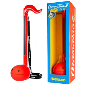 Otamatone Deluxe [Red] - Japanese Musical Instrument Electronic Synthesizer - Maywa Denki Studio - Fun Gift for Teens and Adults
