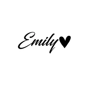 Personalized Custom Name Vinyl Sticker - Automotive & Motorcycle Car Exterior Accessory Decal
