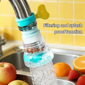 Adjustable Rotating Faucet Adapter, Flexible Design, Easy Installation, Durable Plastic, Kitchen Bathroom Essential, Perfect Gift