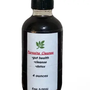 Parasite Cleanse Detox Gut Health Tincture No Binder Needed 4 ounces