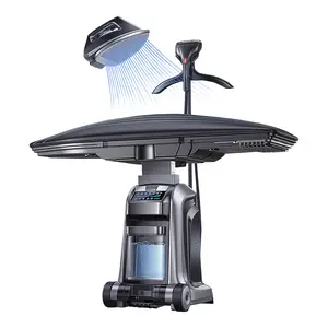 Ironpro Iron System Foldable Steam Iron System with Suction and Blowing Fan Continuous 5 Bar High Pressure Steam Eazy Opreating 0.3 Cubic Meter Storage