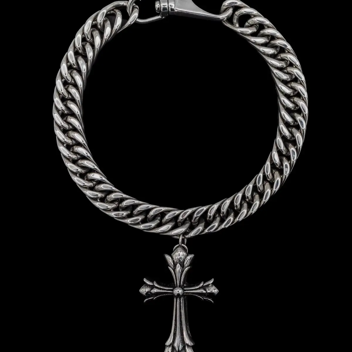 Chrome Cross Choker Chrome Cross Choker