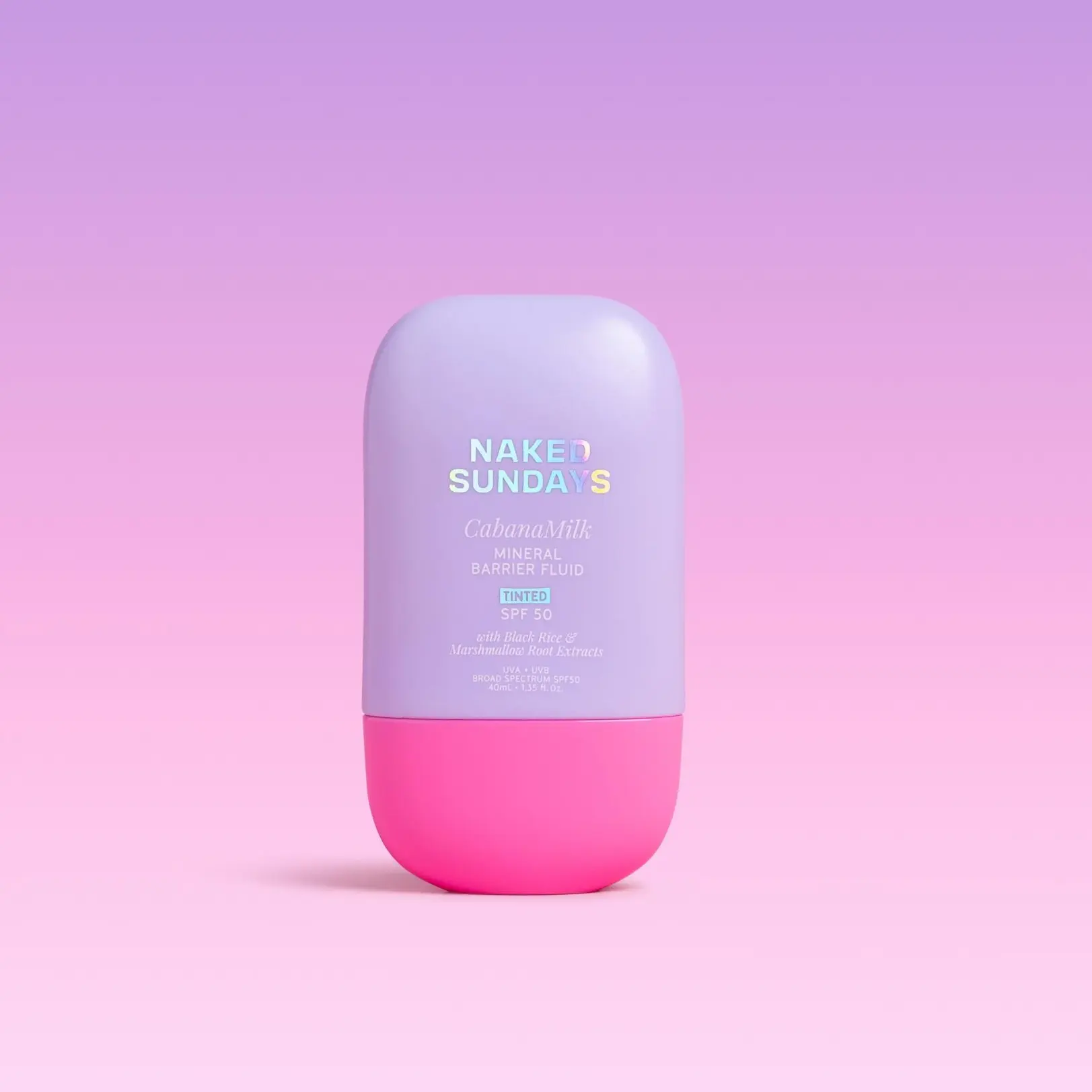 CabanaMilk SPF50 Milky Barrier Boosting Mineral Face Sunscreen – Lightweight Soothing with Zinc Oxide & Marshmallow Root, Sensitive & Acne-Prone Skin, Non-Greasy, Fragrance-Free