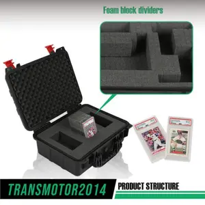 Weatherproof Graded Card Storage Box Heavy Duty Case Slab Holder & Protector New Upgraded Version Organiser Magnetic Security