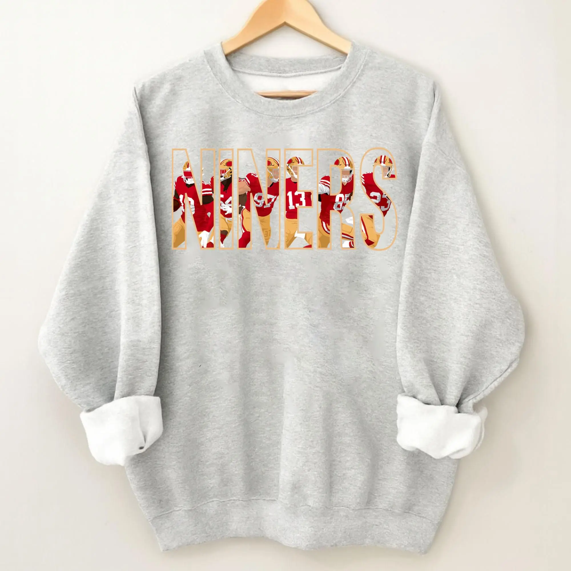 Ninerss Football Gameday Crewneck sweatshirt, San Francisco Football Sweatshirt, Gift For Fan