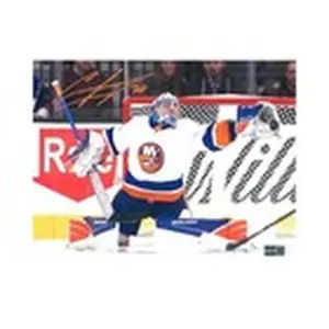 Ilya Sorokin New York Islanders Autographed 16x20 Glove Save Photograph (CX Auth)