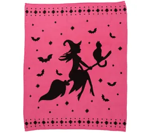 Berkshire Halloween Icon Jacquard Plush 60x70 Throw