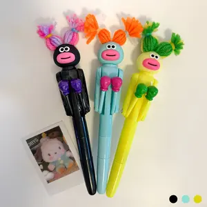Funny explosive head boxing ballpoint pen set, 3 pcs, perfect gift for friends and classmates, tricky gift, birthday gift, office stationery, decompression stationery, suitable for school, office