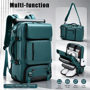 This 3-in-1 large-capacity multifunctional travel backpack for business includes a shoe compartment; it’s lightweight and portable, suitable for everyday use by both men and women, and provides organized storage space. It’s a stylish, portable casual back
