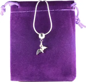 Dave The Bunny Goth Accessories for Women and Men - Bat Necklace - Ideal for Gothic Decor & Gothic Jewelry Collection Bat Jewelry for Women and Men that makes Great Goth Necklaces