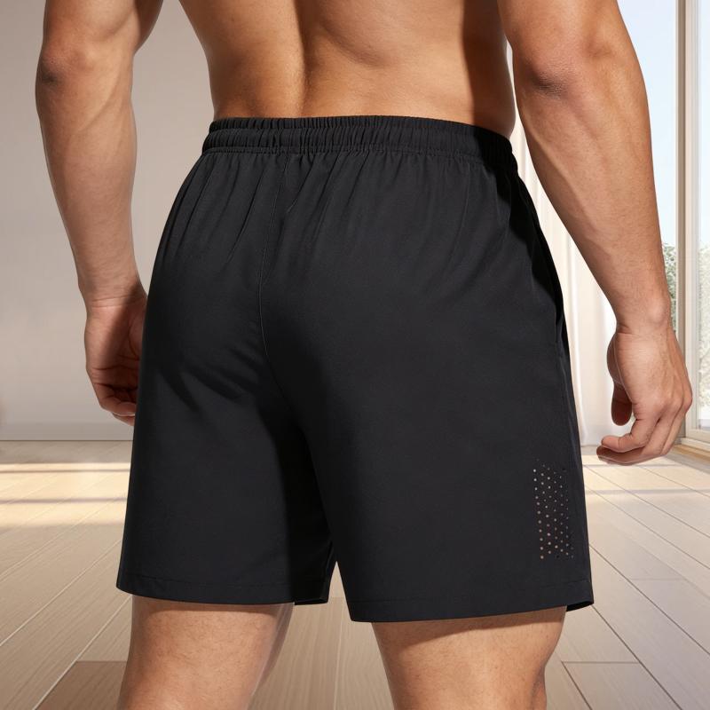 Men’s shorts featuring an adjustable drawstring waist and side pockets; suitable for basketball, running, the beach, and outdoor activities. Fitness gear with a regular fit that is comfortable and close-fitting,Quick-Dry   Set summer Casual Breathable