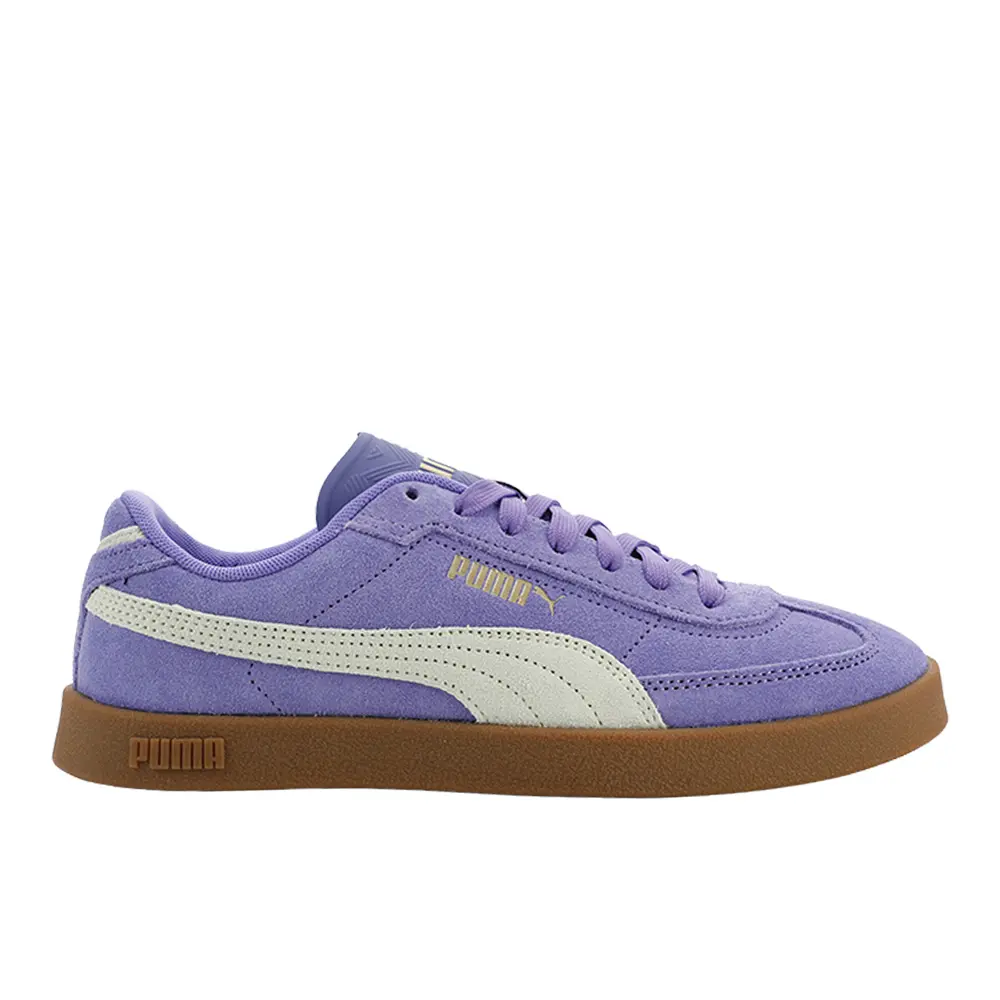 PUMA Womens Club Ii Era Suede Lace Up Sneakers Shoes Casual - Purple