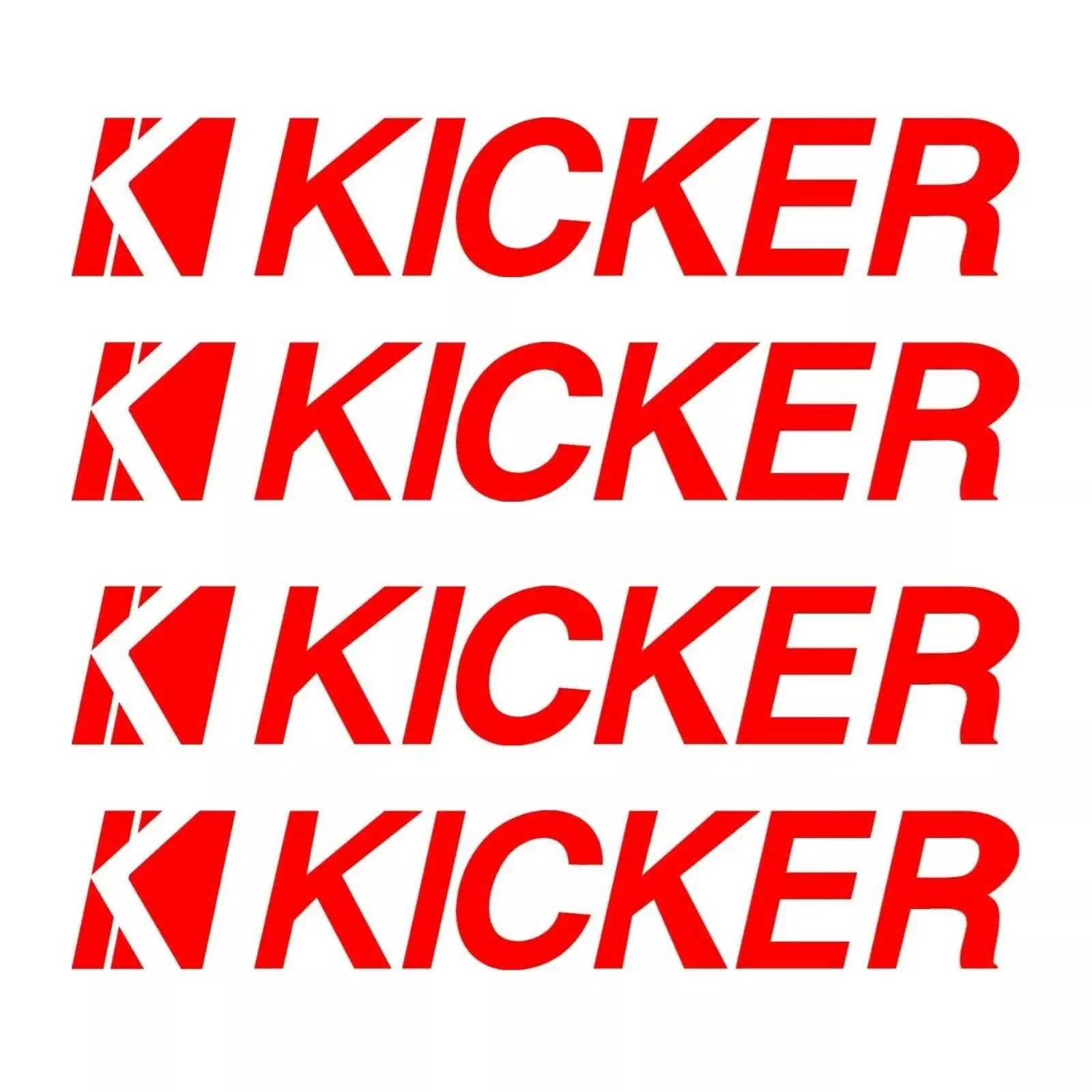 Kicker Audio Sticker Kicker Audio Decal Kicker Speaker Die Cut Vinyl Car Window