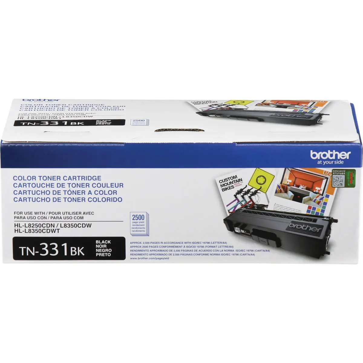 Brother TN331 Standard Yield Toner Cartridge, Up to 2500 Pages, Black