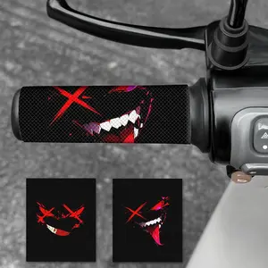 Motorcycle Grip Sticker, Waterproof Anti-slip Decal, Self-adhesive Grip Decal for E-bike/ Bicycle Modification Decoration, Motorbike