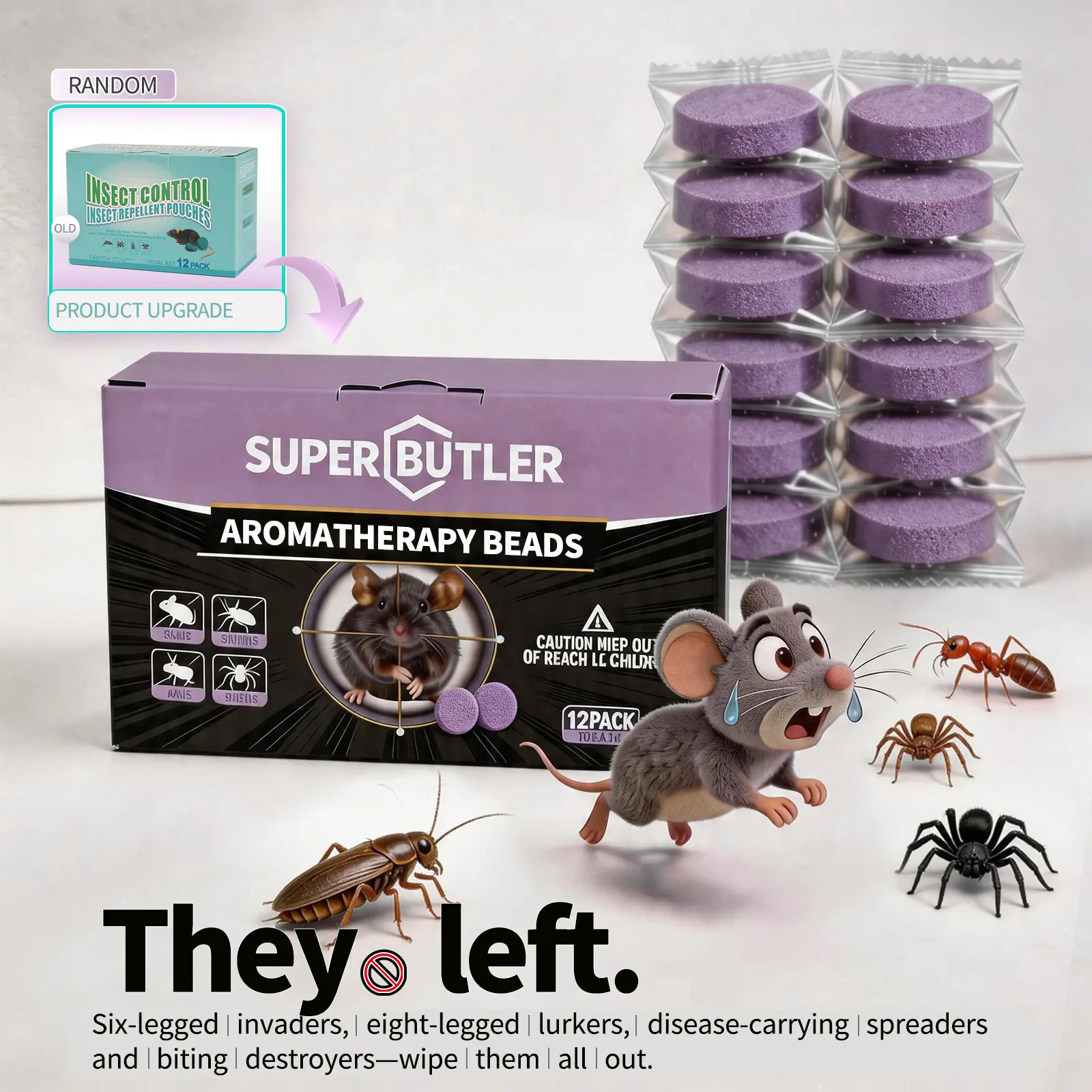 12-Pack Rodent Repellent Balls for Home Kitchen Effective Pest Control Solution-BD Pest Repellents 12-Pack Rodent Repellent Balls for Home Kitchen Effective Pest Control Solution-BD Pest Repellents