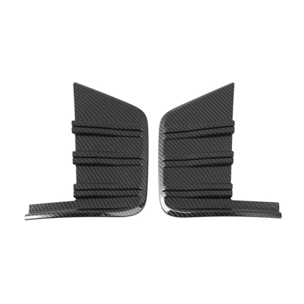 2-Piece Automotive Front Bump Side Cover Trim Bezel Body Kit, Truck Accessories, High-Quality ABS Auto Parts Accessories for 2019+ Chevy Silverado 1500, UV-Resistant, Scratch-Resistant Coating, Easy DIY Installation