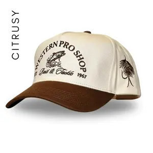 WESTERN PRO SHOP TRUCKER HAT - CREAM/BROWN