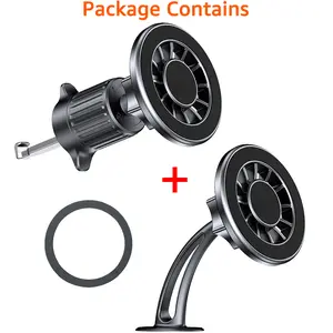 Car Phone Mount New Magnetic Car Phone Holder Car Air Vent Cellphone Mount Clips for MagSafe for IPhone 15 14 13 Pro Max Samsung Xiaomi