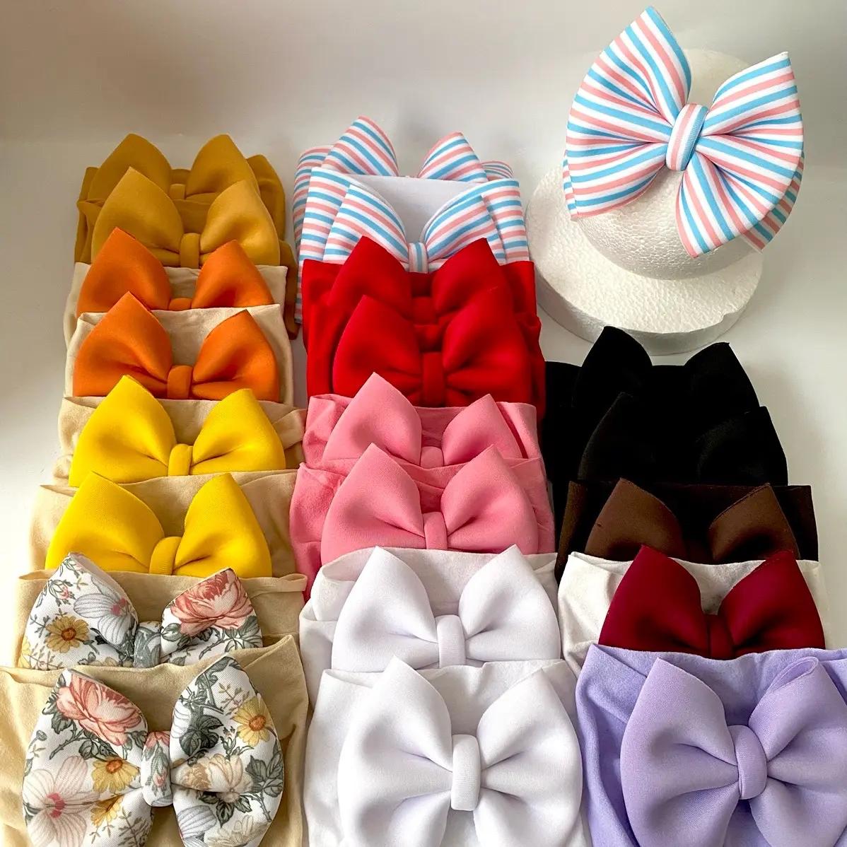 Small puff bow headbands Small puff bow headbands