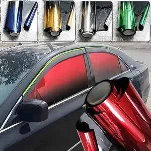 Two-Tone Gradient Car Window Tint Film Roll – RV Dual tone Gradient Thermal Insulation Film, Explosion Proof, UV Heat Block Sun Shade, PET DIY Sticker Kit for Cars, SUVs, RVs & Home Windows, Car Side Windows