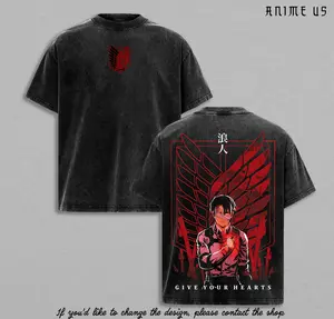 Levi Ackerman stands for sacrifice, loyalty, and unbreakable resolve. “Give Your Hearts” isn’t a slogan—it’s the creed of humanity’s strongest soldier