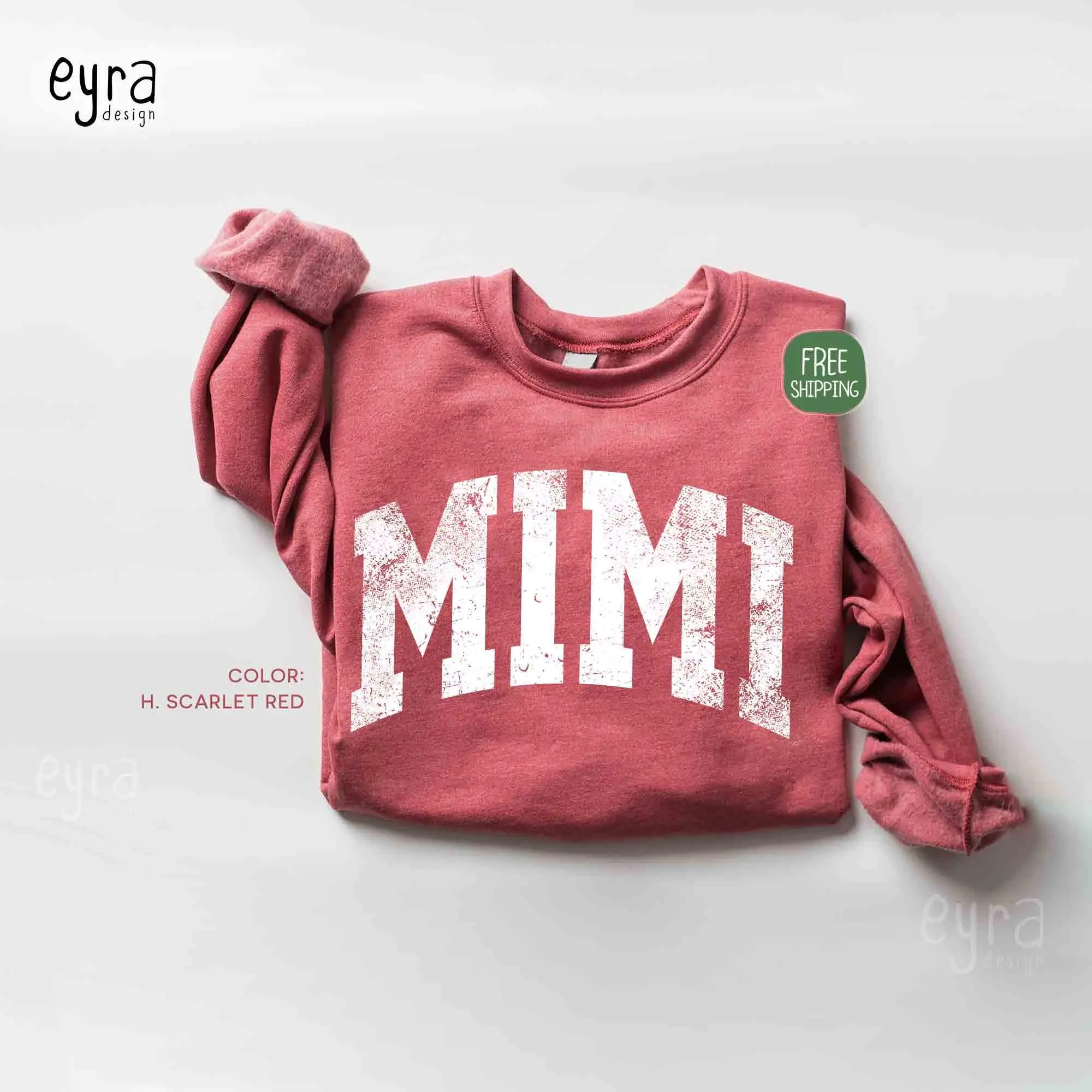 Mimi Sweatshirt, Vintage Mimi Sweatshirt, Grandma Sweater, Pregnancy Announcement Gift, New Mimi To Be Gift, Mothers Day Gift Sweatshirt